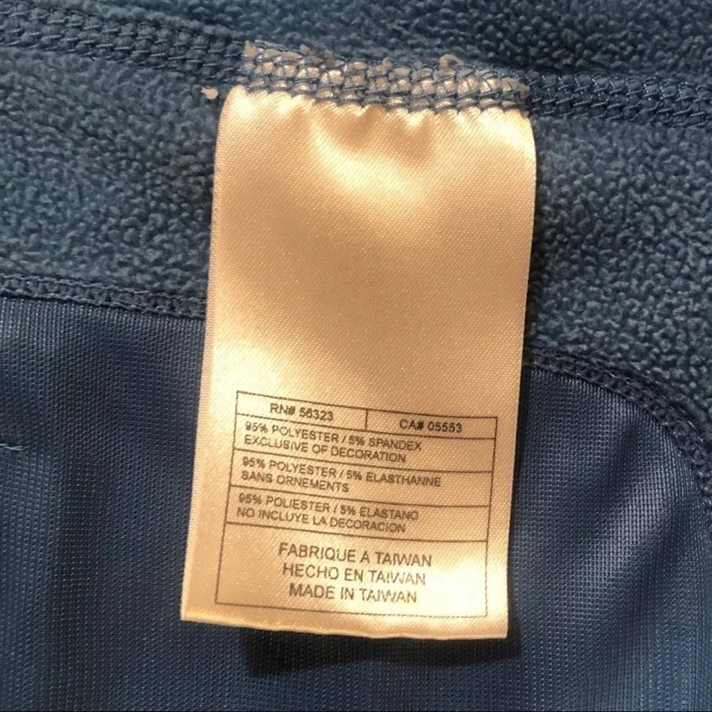 Nike Therma Fit Full Zip Mock Neck Fleece Blue Small
